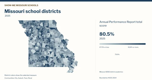 Annual Performance Report map
